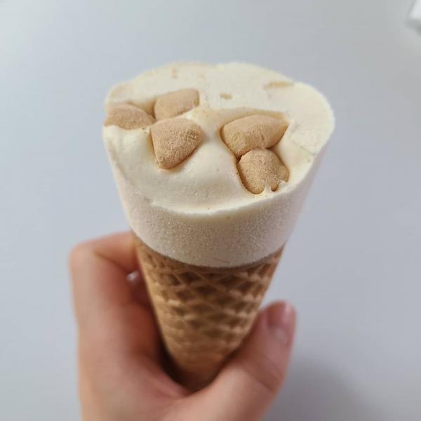 韓國便利店新口味甜品 江陵豆腐麻糬甜筒！