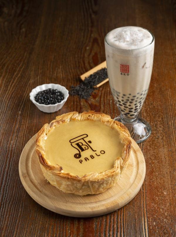 台灣PABLO聯乘春水堂推出珍珠奶茶芝士撻 流心芝士與煙韌珍珠的夢幻組合