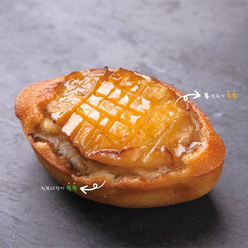 韓國全羅南道新興鮑魚手信 超鮮味原隻鮑魚麵包！
