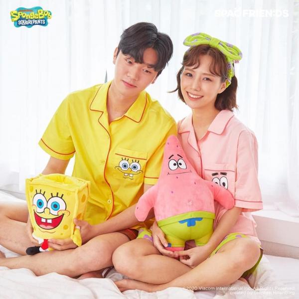 韓國SPAO全新睡衣系列 海綿寶寶+派大星睡衣！