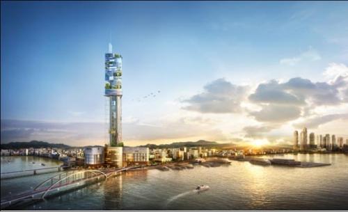 釜山2021-2023年開幕新景點 釜山樂天塔 / 부산롯데타워(2022年末)