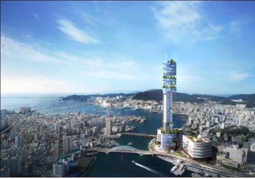 釜山2021-2023年開幕新景點 釜山樂天塔 / 부산롯데타워(2022年末)
