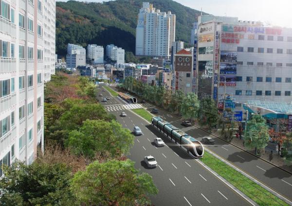 釜山2021-2023年開幕新景點 五六島輕軌列車 / 오륙도선 저상트램(2023年)