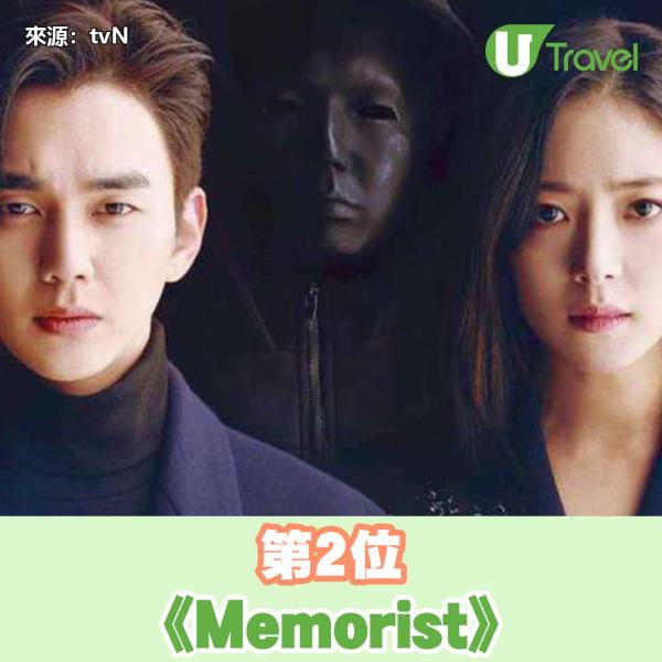 2. 《Memorist》:由同名漫畫改編的電視劇,講述擁有超能力的警察冬柏(俞承豪飾)與史上最年輕的總警司韓善美(李世榮飾)攜手追查神秘的連環殺人案。 2. 《Memorist》:由同名漫畫改編的電視劇,講述擁有超能力的警察冬柏(俞承豪飾)與史上最年輕的總警司韓善美(李世榮飾)攜手追查神秘的連環殺人案。