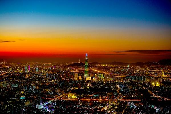 盤點首爾10大夜景觀賞地 樂天世界塔 Seoul Sky（롯데월드타워 서울스카이）