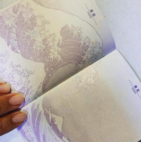 網民曬日本新護照實物 內頁印富士山浮世繪大讚似本畫集
