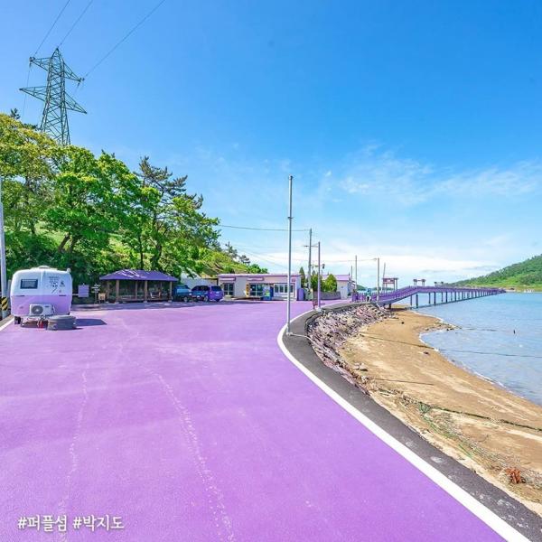 韓國紫色系隱世小島嶼 - 半月島與朴只島