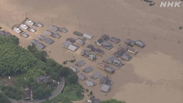 九州熊本暴雨成災釀至少16死 河川氾濫塌橋、逾6,000戶停電