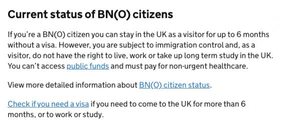 BNO 5+1年入英籍下年1月31日生效 5年簽證只需0英鎊、未續期都可申請！