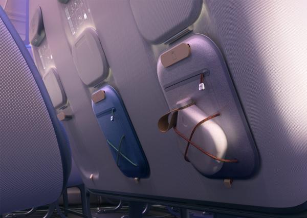 英國設計未來機艙十足科幻片 用手勢操作機上娛樂系統免接觸