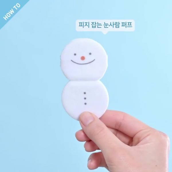 韓國innisfree新推限定「雪人粉撲」