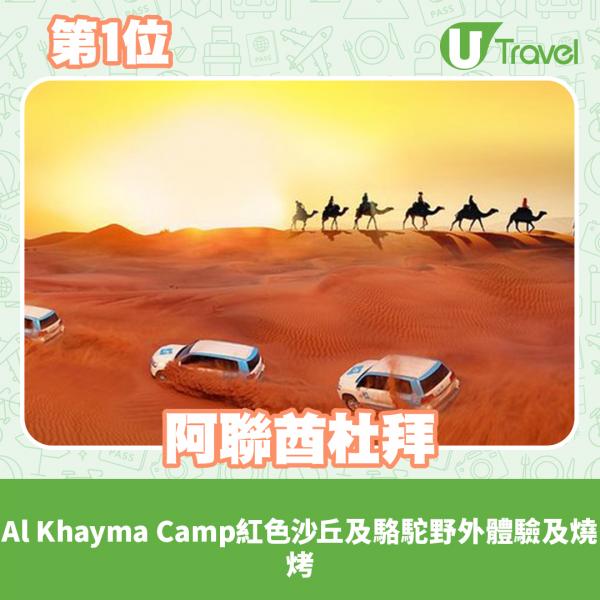 Tripadvisor公布25大最佳旅遊體驗 峇里空中森林韆鞦／杜拜沙漠騎駱駝／尼亞加拉瀑布遊船