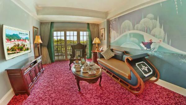 迪士尼樂園酒店主題房Staycation優惠 國賓廳《魔雪奇緣》主題套房