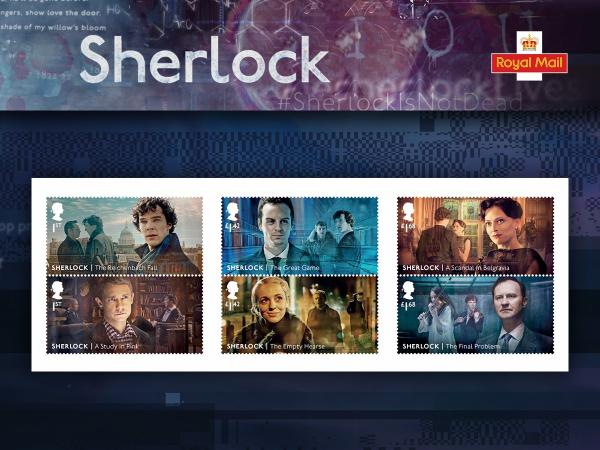 《Sherlock》10周年紀念郵票 英國郵政精心加入破案線索