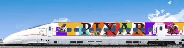 Pixar動畫彩繪列車外觀