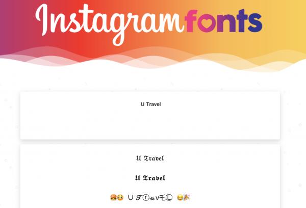 IG英文字體線上轉換網站推薦：Instagram Fonts