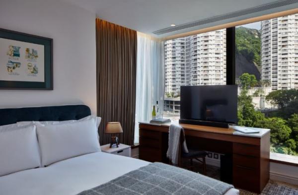香港10大旅行feel打卡酒店推介 Little Tai Hang酒店式公寓 特色﹕紅磚牆 / 北歐風 Studio Standard Garden View