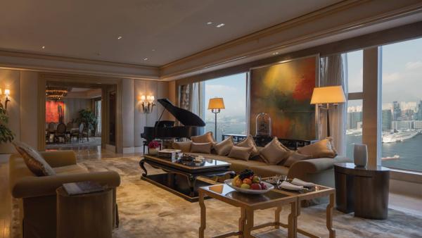 四季酒店 (Four Seasons Hotel Hong Kong) 總統套房 三角鋼琴
