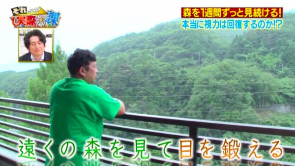 多望綠色真能回復視力？ 日本節目實測連續望森林1星期成功改善近視