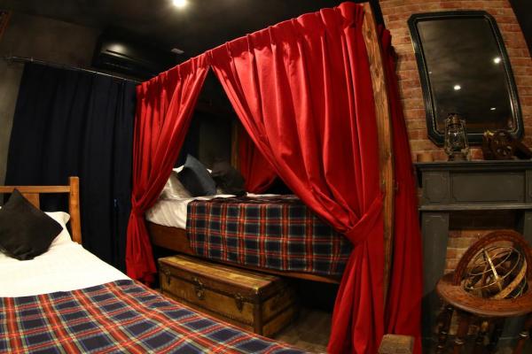 日本福岡Harry Potter風復古魔法旅館Expected Inn 最平人均！葛萊分多主題睡房