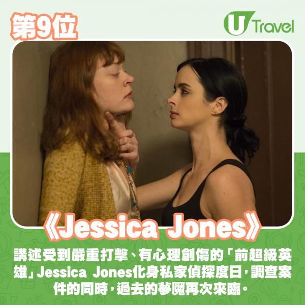 最佳Netflix原創影集第9位：《Jessica Jones》