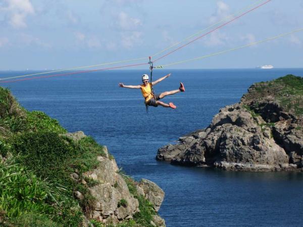 香港極限運動：高空飛索（Zipline） 