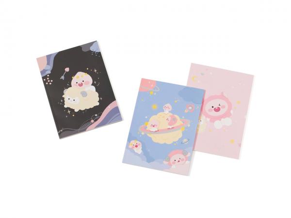 韓國KAKAO FRIENDS新推Apeach綿羊系列 Lovely Apeach-Notebook (Pink / Blue / Grey)