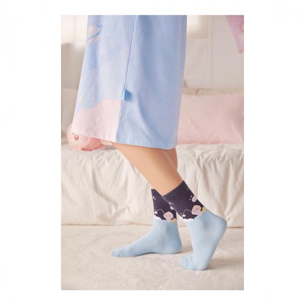 韓國KAKAO FRIENDS新推Apeach綿羊系列 Lovely Apeach Ankle Socks (Grey / Blue / Cream)