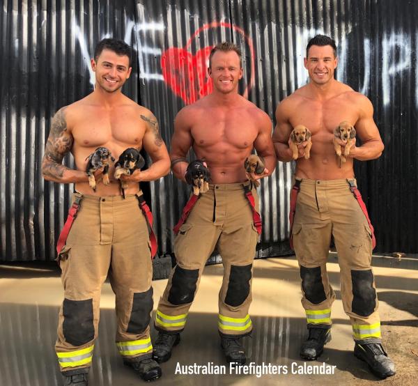 2021年澳洲消防員月曆登場 大騷肌肉為野生動物籌款