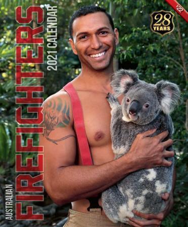 2021年澳洲消防員月曆登場 大騷肌肉為野生動物籌款