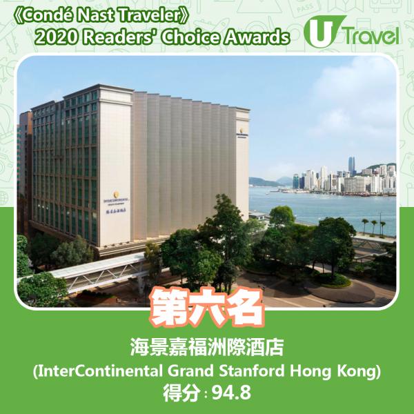 2020年度10大最受歡迎香港酒店排名 6. 海景嘉福洲際酒店 (InterContinental Grand Stanford Hong Kong)