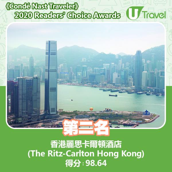 2020年度10大最受歡迎香港酒店排名 2. 香港麗思卡爾頓酒店 (The Ritz-Carlton Hong Kong)