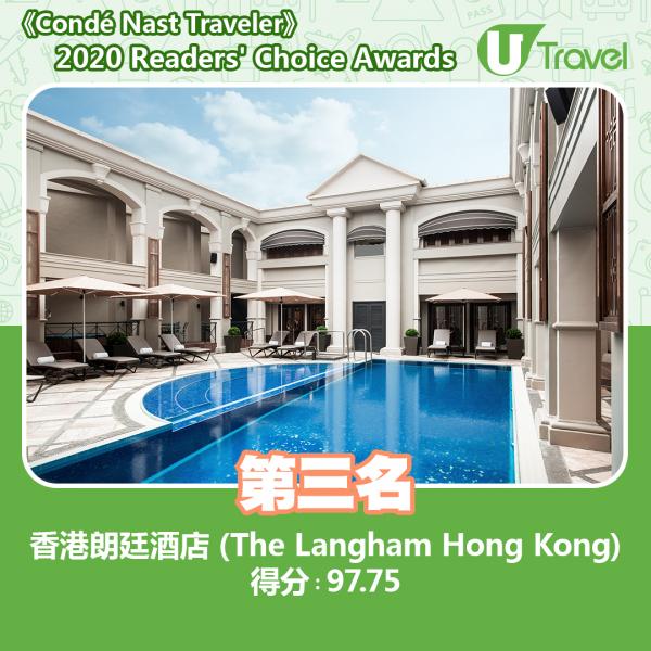 2020年度10大最受歡迎香港酒店排名 3. 香港朗廷酒店 (The Langham Hong Kong)