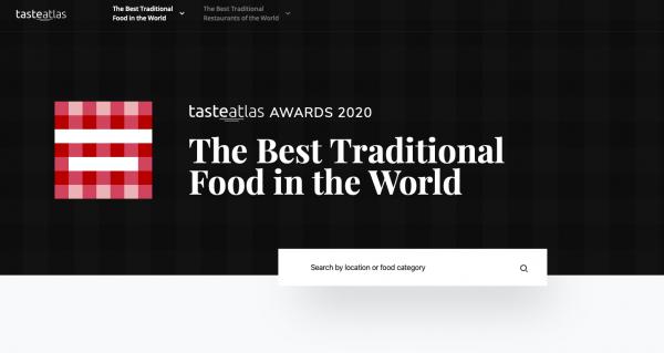 全球100款最佳傳統美食排行榜,tasteatlas,The Best Traditional Food in the World