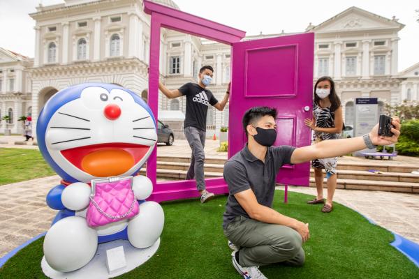 新加坡國家博物院哆啦A夢展 免費入場！隨意門/時光機打卡位