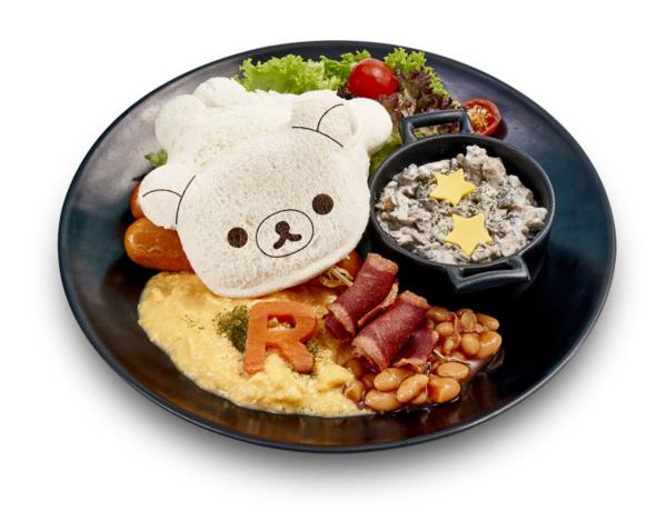 新加坡期間限定鬆弛熊Cafe 可愛鬆弛熊/豬鼻雞造型甜品主食