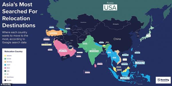 全球移民目的地排名 亞洲區2國上榜