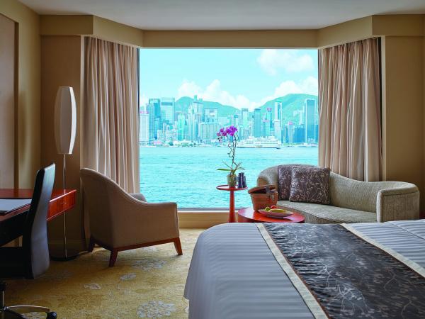 香港九龍香格里拉大酒店 (Kowloon Shangri-la Hotel) 雙人入住豪華客房 (雙倍升級至豪華海景客房)