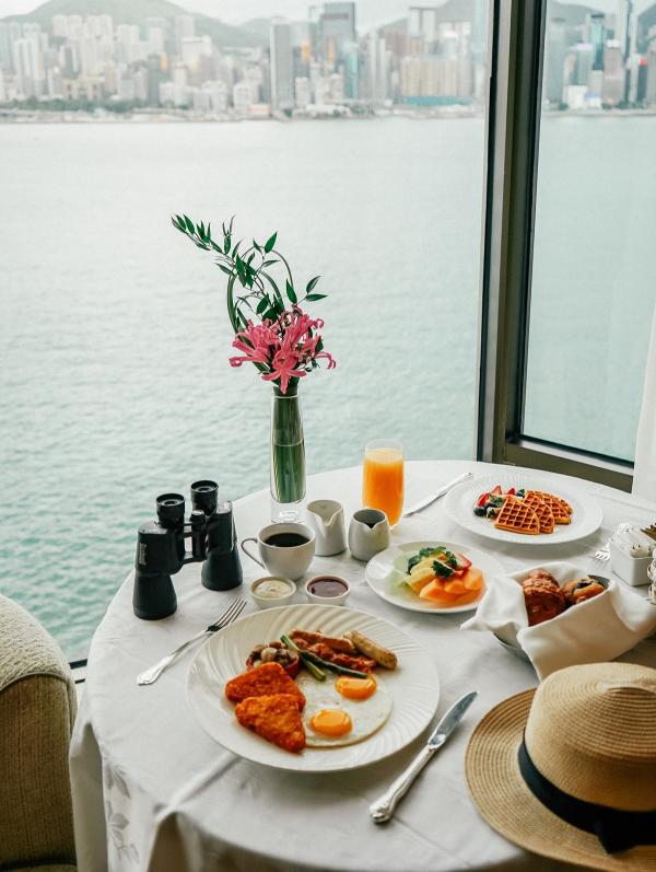 香港九龍香格里拉大酒店 (Kowloon Shangri-la Hotel) 雙人早餐