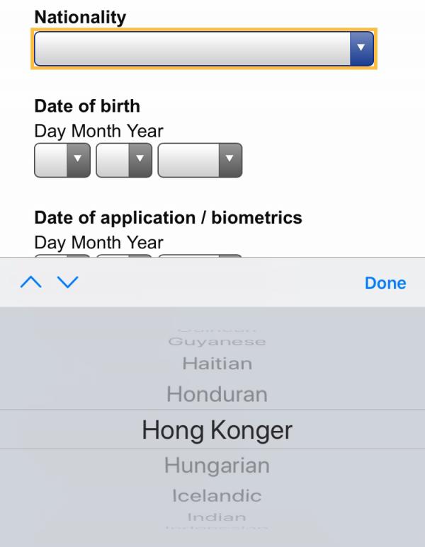 英國官方更新國籍選項 港人國籍可選Hong Konger
