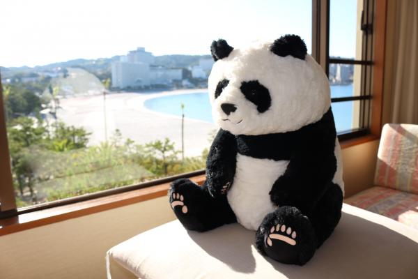 日本和歌山酒店疫情下住客大減 熊貓公仔「獨守空房」等客惹網民憐愛