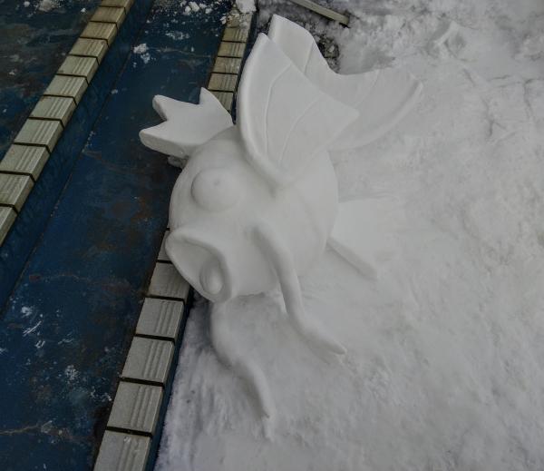 鯉魚王雪像