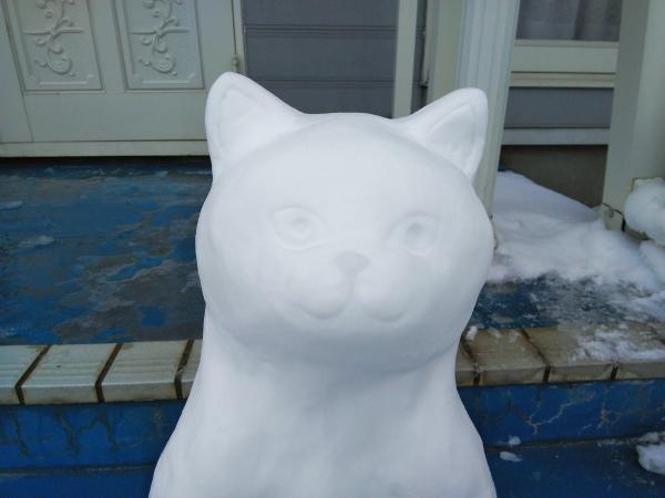 貓仔雪像