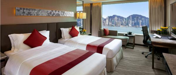 海景嘉福洲際酒店 (InterContinental Grand Stanford Hong Kong) 尊尚海景客房