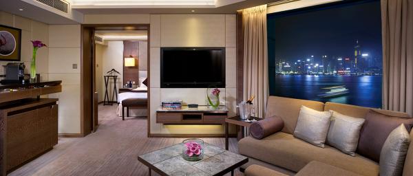 海景嘉福洲際酒店 (InterContinental Grand Stanford Hong Kong) 標準海景套房