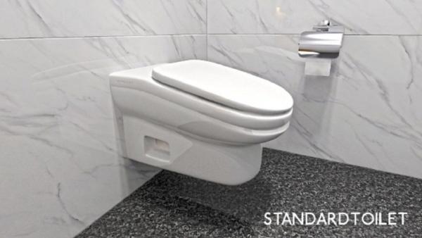 英國新研發傾斜廁所 防員工在廁所偷懶/練深蹲練腳力