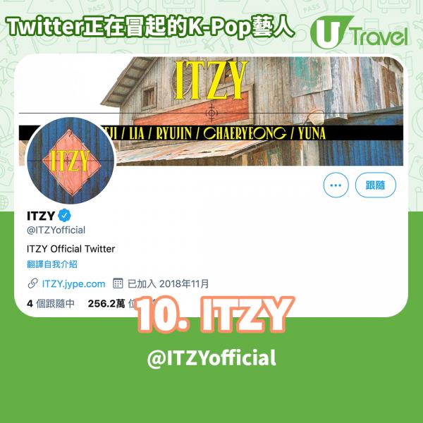 Twitter公布2020年KPop趨勢排行 2020年10大正在冒起的K-Pop藝人 - 10. ITZY (@ITZYofficial)