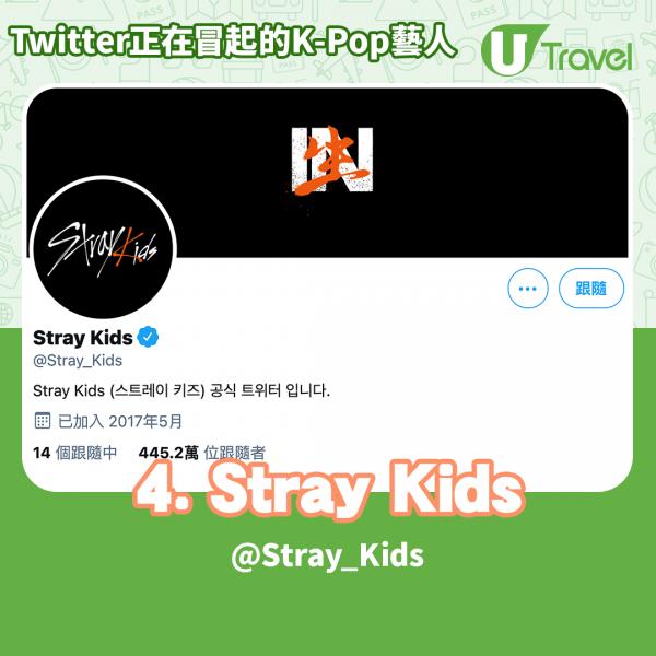Twitter公布2020年KPop趨勢排行 2020年10大正在冒起的K-Pop藝人 - 4. Stray Kids (@Stray_Kids)