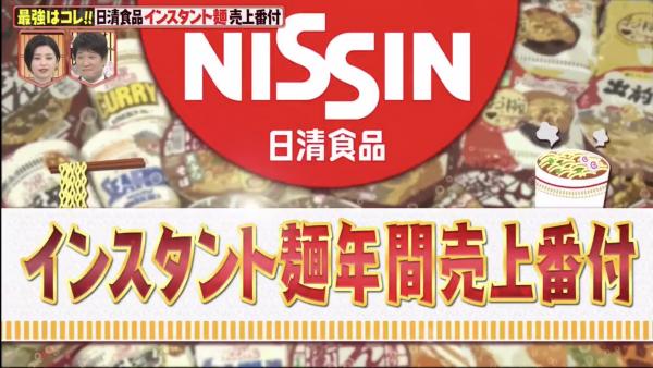 日清食品10大最暢銷即食麵排行 咚兵衛力壓雞仔拉麵排第2！出前一丁排第幾？