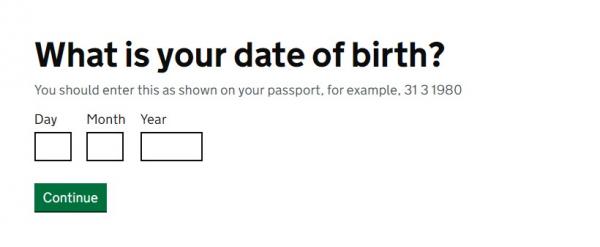 填上出生日期